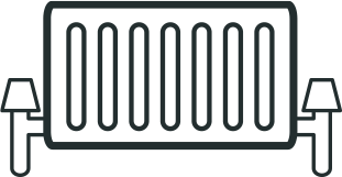 Heating services quote, radiator